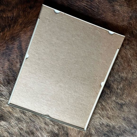 1970’s Needle Craft Crewel Stitchery Framed Mirror - Picture 8 of 8